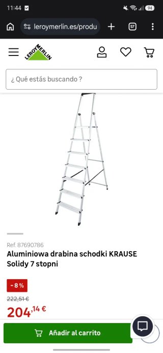 Escalera Plegable de Aluminio KRAUSE