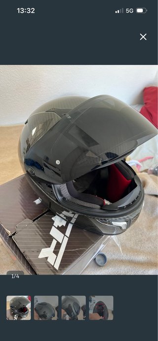 Casco de Moto  Carbono