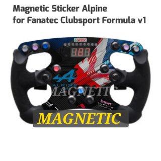 Stickers Magnéticos Fanatec Alpine Racing
