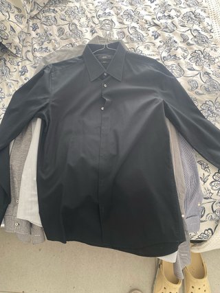 Camisa Hugo Boss Negra Talla 40