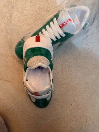 Zapatillas Prada Verde y Blanco