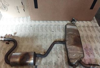 1k0119e tubo escape trasero volkswagen golf 149676