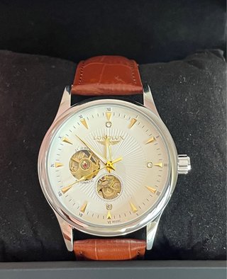 Reloj Automático Longlux Correa Marrón