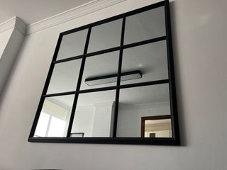 Espejo Ventana Negro