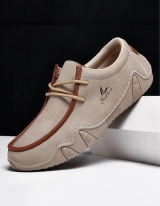 Mocasines Salkin Hombre Beige/Marrón