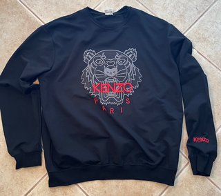 Jersey Kenzo Negro y Rojo