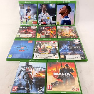 Lote 10 Juegos Xbox One: Mafia, Naruto, Battlefiel