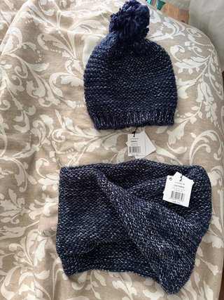 Pack Gorro y Bufanda Tiffosi Azul