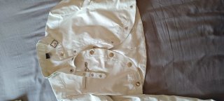 Torera de Polipiel Blanca Talla XS
