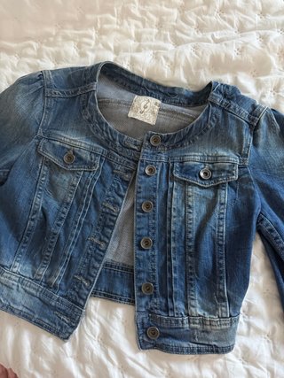 Chaqueta vaquera corta mujer