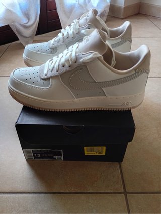 Nike Air Force 1 Beige/Bianco Tg 44.5