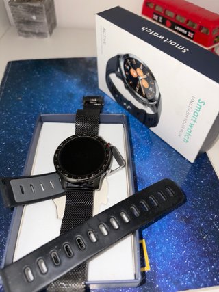 Smartwatch Negro con Correas Intercambiables