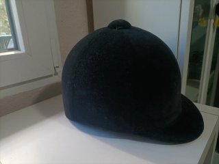 Gorro de hípica mujer negro