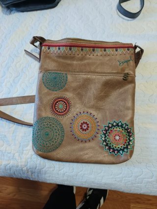 Bandolera Desigual Marrón