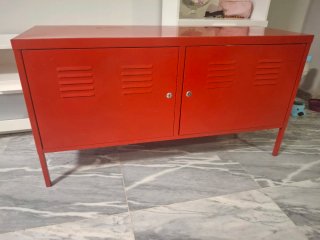 Armario Metálico Rojo Ikea