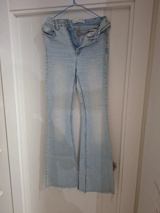 Pantalón Vaquero Acampanado Azul
