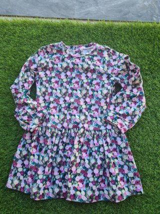Vestido infantil estampado floral mayoral