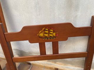Conjunto cabecero, mesa estudio y sillón