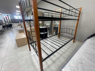Litera Individual de Madera y Metal