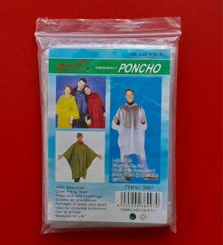 Chubasquero de emergencia H.U.S. talla única.