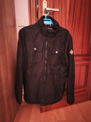 Chaqueta Parka Negra
