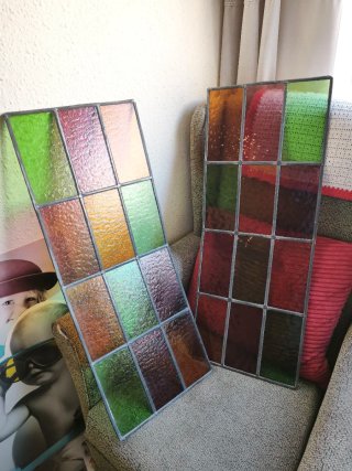 Paneles de cristal vintage