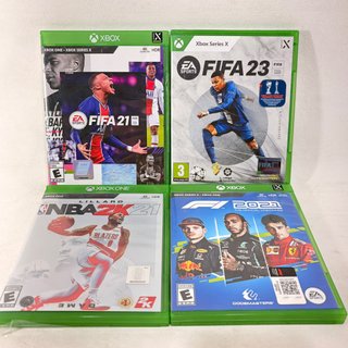 Lote 4 Juegos Xbox Series X/One: FIFA, NBA, F1