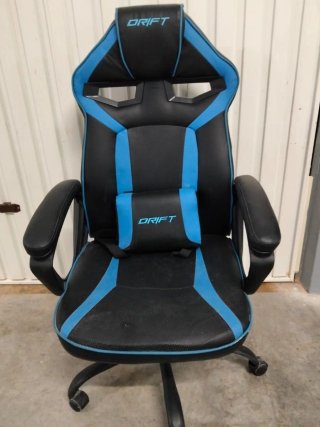 Silla Gamer Drift Negra y Azul