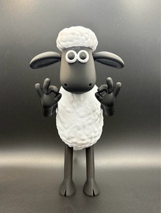Busto 3D Shaun Vita da Pecora 25cm