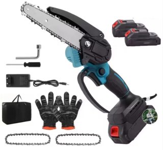 Motosierra Inalámbrica Recargable (2 Baterías)