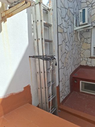 Escalera extensible 3 tramos aluminio