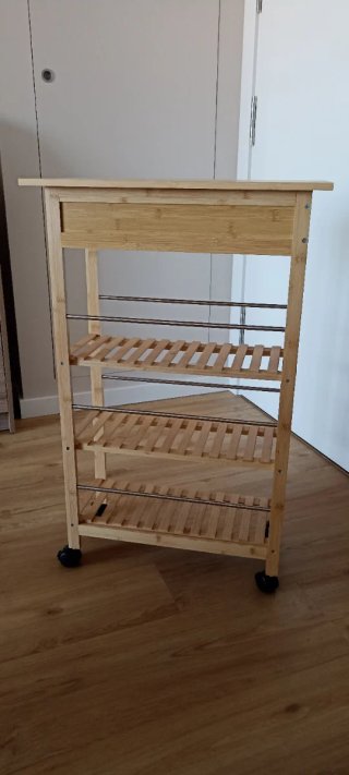 Carrito Cocina Bambú Lidl