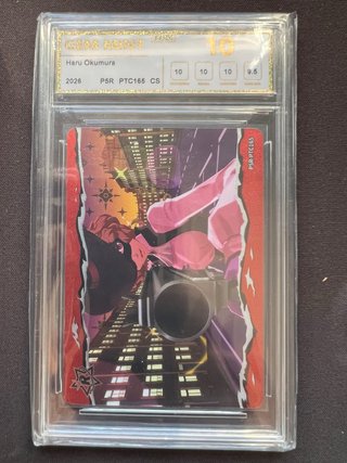 Carta Haru Okumura P5R PTC165 Gem Mint 10 NXR