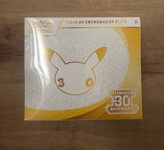Caja Entrenador Élite Pokémon 30 Aniversario Sella