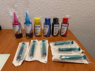 Kit 6 Tintas Recargables Inkwell Epson
