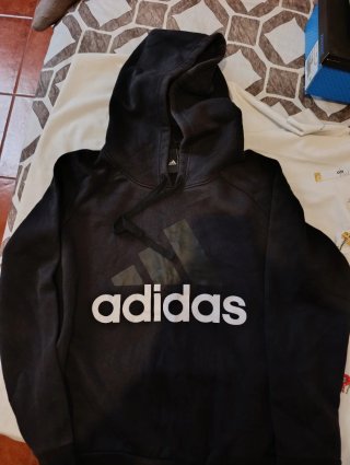 Sudadera Adidas con capucha negra Talla M