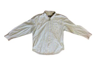 Camisa Burberry rayas verde multicolor