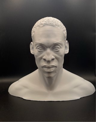 Busto 3D Dennis Rodman NBA 25cm