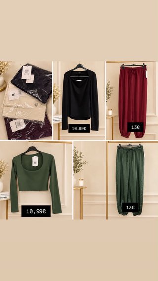 Ropa de mujer variada
