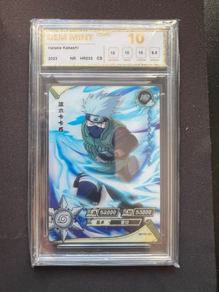 Carta Hatake Kakashi Gradeada GEM MINT 10 NXR