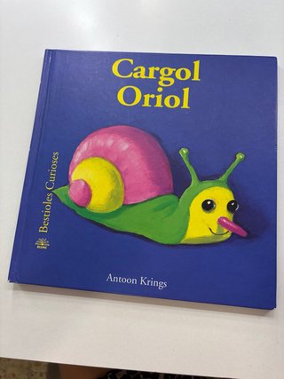 Libro caragol oriol infantil.