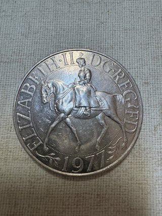 Moneda Conmemorativa Isabel II 1977