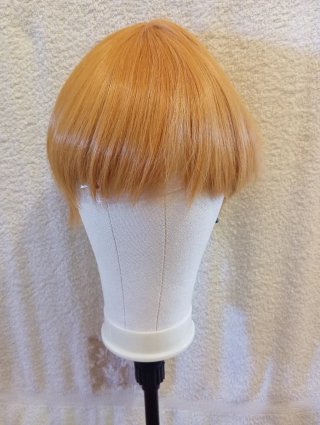Peluca Corta Naranja