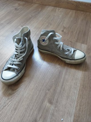 Converse mujer T38 verde grisáceo