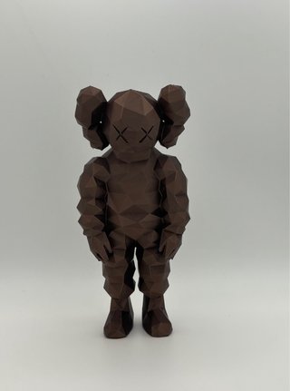 Busto Kaws 3D in plastica bronzo 25cm