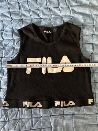 Top Fila Negro Talla S mujer