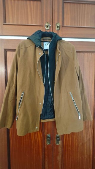Chaqueta Zara Hombre Marrón