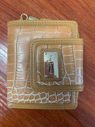 Cartera Guy Laroche Piel Cocodrilo Beige