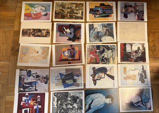 Lote di 87 cartoline Picasso