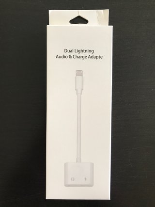 Adaptador Dual Lightning Audio y Carga iPhone/iPad